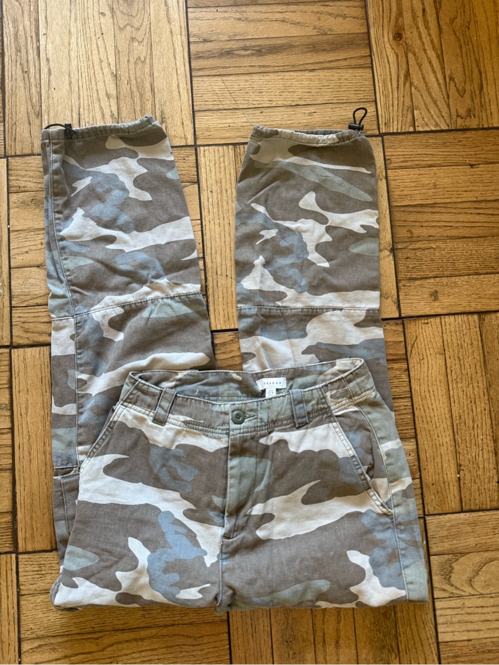 Top Shop Cargo Pants Camo